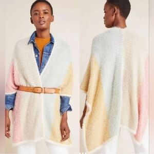 NWT House of Harlow 1960 Mustard and Cream Knit Sweater